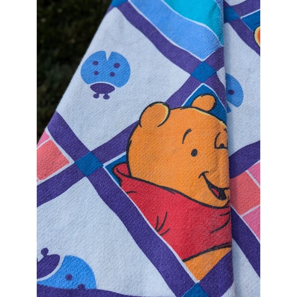 VTG Winnie The Pooh Tigger Twin Size Polyester Bedspread Nursery Throw USA - Picture 12 of 16